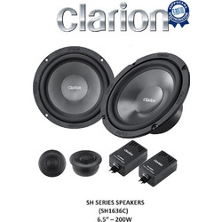 Clarion SH-1636C CLARIONSH-1636C Σετ Ηχεία Αυτοκινήτου Διαιρούμενα 6.5" 2 Δρόμων 50W RMS