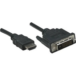 Manhattan Cable DVI-D male - HDMI male 1.8m (372503)