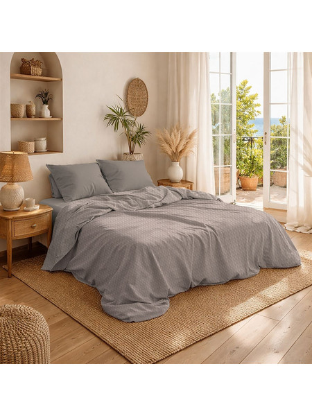 Κουβέρτα Πικέ Μονόχρωμη 325 gr/m 255x270 Elephant 100% Cotton Dimcol