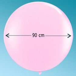 Μπαλόνι latex R36" decor ροζ