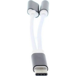 Adaptor Type-C M σε Jack 3.5mm και Type-C M/F Well ADAPT-USBC-3.5MM/USBC-02BK-WL