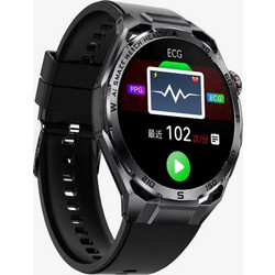 Smartwatch ET474 - Μαύρη κάσα / Μαύρο λουρί σιλικόνης