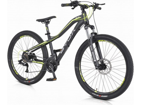 Byox B7 Mountain Bike 27.5" Αλουμινίου με 24 Ταχύτητες και Δισκόφρενα Μαύρο