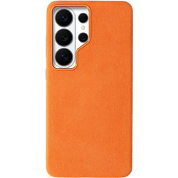 Θήκη Samsung Galaxy S26 Ultra Rosso Avanti Back Cover από Premium Alcantara με MagSafe - Orange (8719246549366)