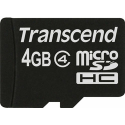 Transcend microSDHC 4 GB Class 4