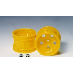 Tamiya 53328 Voltec Fighter Fluorescent Rear Wheels 1/10