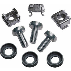 Intellinet Set 50xM6 Cage Nuts - 50xM6 Screws - 50xplastic Washers