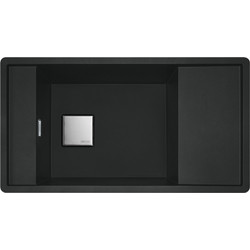 Franke Fresno FSG 611-87 Matte Black Ένθετος Νεροχύτης Γρανίτη Αντιστρεφόμενος Ματ 86x43.5cm