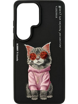 Nimmy Glasses Cool Cat Θήκη Black (Samsung Galaxy S26 Ultra)