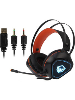Meetion HP020 Gaming Headset Over Ear Black Red