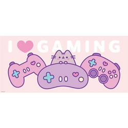 Pusheen gaming desk mat