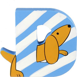 Ξύλινο Γράμμα D Alphabet Letters Orange Tree Toys