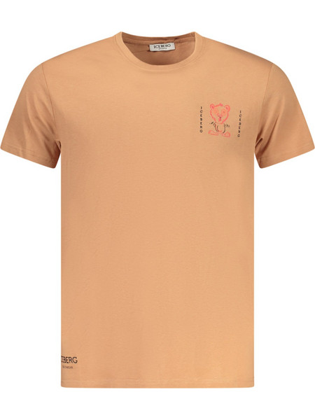ICEBERG MEN'S SHORT-SLEEVE T-SHIRT, BROWN Καφέ