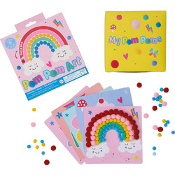 Floss & Rock Rainbow Fairy Pom Pom Art
