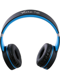 Volte-Tel 900 V Ενσύρματα & Ασύρματα Bluetooth Ακουστικά On Ear Μαύρα Μπλε