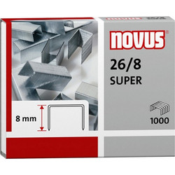Σύρματα Συρραπτικού Novus 26/8 Super 1000 συρματάκια/τεμάχιο