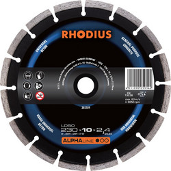 RHODIUS ΔΙΣΚΟΣ ΚΟΠΗΣ ΜΠΕΤΟΥ LD50 125MM Φ230