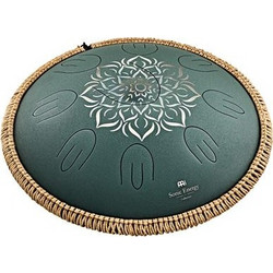 MEINL Sonic Energy OSTD3DGE Octave Steel Tongue Drum 16" F Major Dark Green