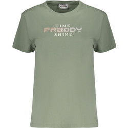 FREDDY WOMEN'S SHORT-SLEEVED GREEN T-SHIRT Πράσινο