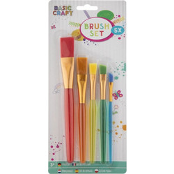 ΣΕΤ ΠΙΝΕΛΑ 5ΤΕΜ - BASIC CRAFT
