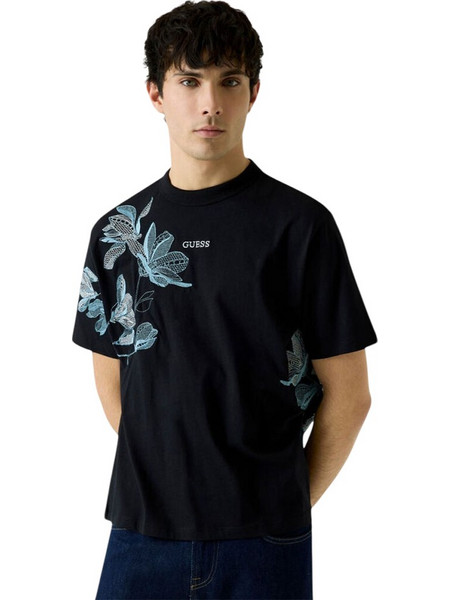 Guess SS CN BOTANICAL TEE ΜΠΛΟΥΖΑ (W6RI36I3Z14 JBLK) Γυναικεία Collection SU26
