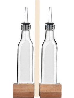 ΜΠΟΥΚΑΛΙΑ ΓΙΑ ΛΑΔΙ & ΞΥΔΙ ALLURE 2x280ml ΜΕ ΞΥΛΙΝΗ ΒΑΣΗ