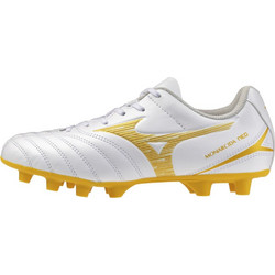 Mizuno Monarcida Neo III Select FG P1GB262550 Παιδικά Ποδοσφαιρικά Παπούτσια με Τάπες Λευκά Χρυσά