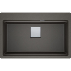 Franke Mythos Kubus Pro KNG 610-73 Ένθετος Νεροχύτης Γρανίτη Ματ Slate Grey 79x51cm