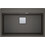 Franke Mythos Kubus Pro KNG 610-73 Ένθετος Νεροχύτης Γρανίτη Ματ Slate Grey 79x51cm