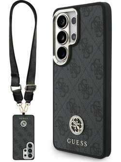 Guess 4G Big Rhinestone Triangle Strap Θήκη Black (Samsung Galaxy S26 Ultra)