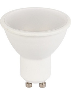 LED SMD 7W 6000K 230V AC 555LM RA80 30000HRS 105 1xGU10 / 7WGU10SCWN