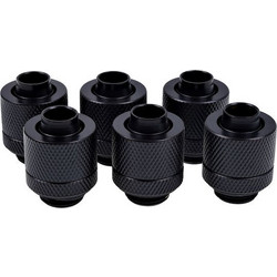 Alphacool Icicle 13 / 10mm Screw G1 / 4 Deep Black Sixpack