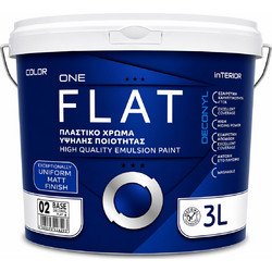 Πλαστικό Χρώμα DECONYL FLAT Βάση Μ 02 - 3LT
