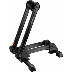 Rockbros T30 Folding Bike Stand for Front or Rear Wheel Compatible with 24-27.5 Inch and 700C Wheels - Black