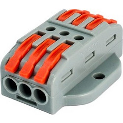 Powertech POWERTECH κλέμα σύνδεσης καλωδίων TOOL-0106, 3pin προς 3pin, 10τμχ