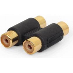 Double Stereo Audio Coupler Cablexpert (A-2RCAFF-01) - RCA female Σε RCA female A-2RCAFF-01