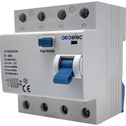 RCCB 4x40A 300mA 4M AC-Type | ACA | DY02030037N