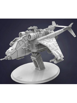 Φιγούρα Valkyrie Helicopter 3D εκτυπωμένη