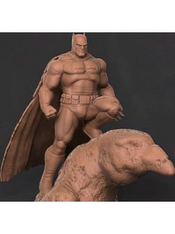Φιγούρα Batman Dark Knight on Base 3D εκτυπωμένη