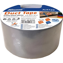 Ασημί Υφασμάτινη Ταινία Duct Tape 4.8cm x 10m AL9720