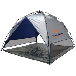 Nautica Αυτόματη Τέντα Παραλίας Ασημί 200x200x140cm 2201