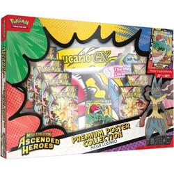 Pokemon TCG Mega Evolution: Ascended Heroes - Mega Lucario Premium Poster Collection
