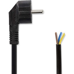 Καλώδιο Τροφοδοσίας Nedis CEE 7/7 Ατερμάτιστο 3 x 0.75 mm 1.8m Black CEGL11918BK