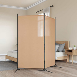 Δίαυλος Δωματίου 2 Πάνελ Μπεζ 175 x 180 cm Ύφασμα 42039227