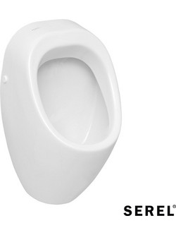 Ουρητήριο με παροχή πίσω Serel 0139A-300 Λευκό 31x31,5x55cm