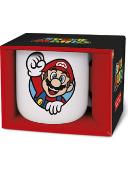Stor Super Mario Ceramic Breakfast Mug in Gift Box (400ml)