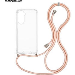 Sonique Armor Clear Θήκη με Κορδόνι Satin Pink (Samsung Galaxy A57 5G)
