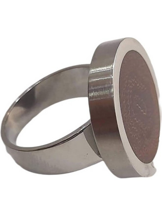 BD Jewelery Δαχτυλίδι από Ανοξείδωτο Ατσάλι Μαύρο με Πέτρα HR-6274