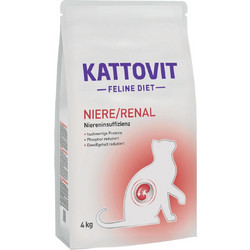 Kattovit Feline Diet Adult Renal with Meat 4kg