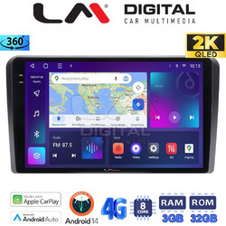 LM Digital ZD8333 Ηχοσύστημα Αυτοκινήτου με Οθόνη Αφής & GPS